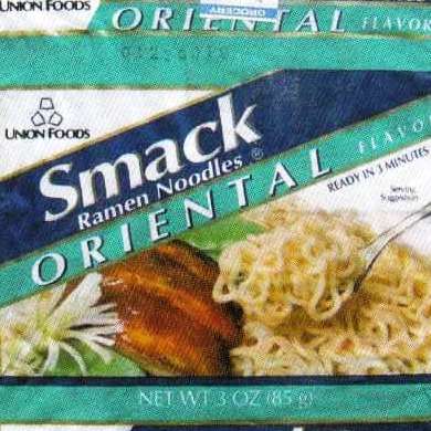 Smack Ramen Noodles ORIENTAL Flavor