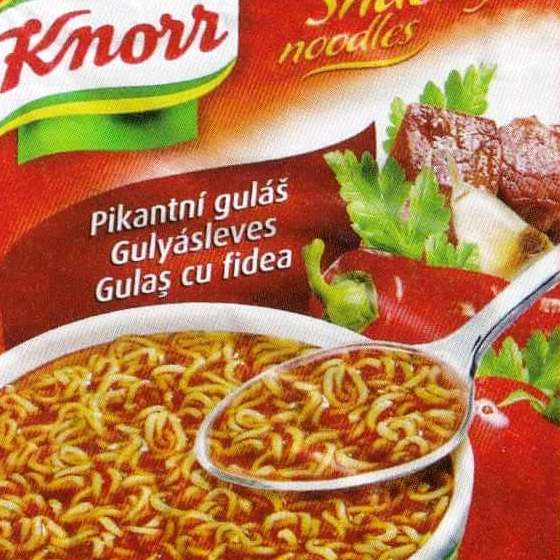 Knorr Snacky noodles, Pikantni Gulas スパイシーグヤーシュ味