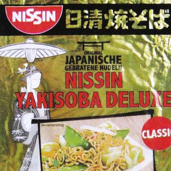 Nissin Yakisoba Deluxe Classic 日清焼きそば Original JAPANISCHE Gebratene Nudeln