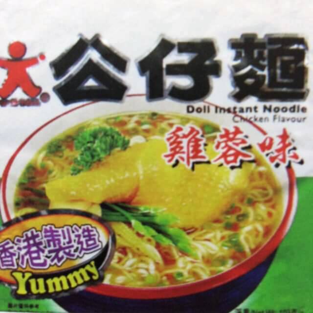 公仔麺 鶏蓉味 Doll Instant Noodle Chicken Flavour