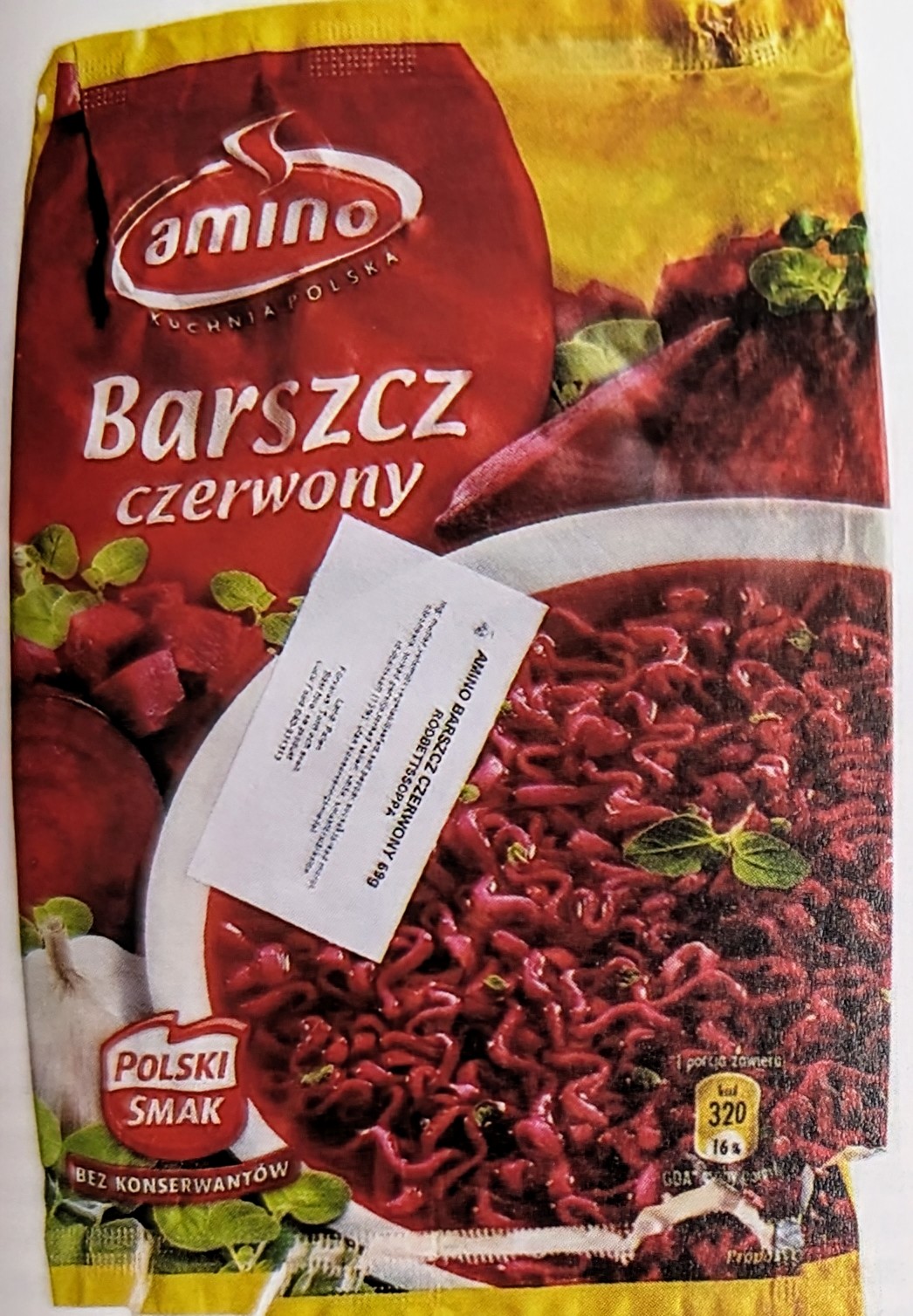 Amino Barszcz Czerwony 赤カブ味