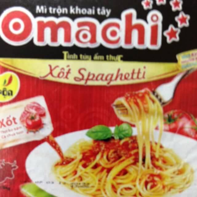 Omachi Xot Spaghetti Vi Bo / Beef Sauce Spaghetti